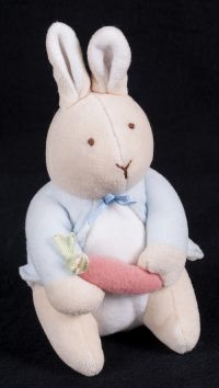 Eden Peter Rabbit My First Peter Pastel Lovey Doll Lovey Toy 7.5